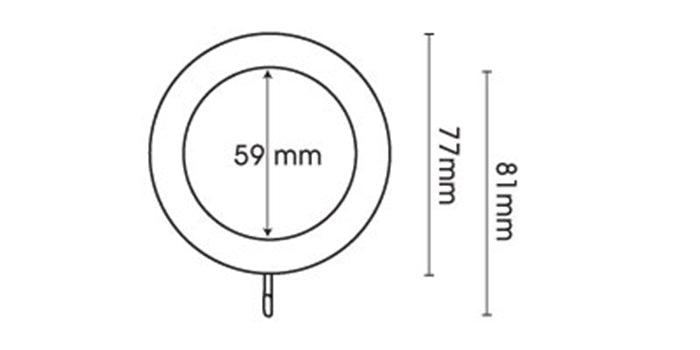 Hallis Hudson Origins 45mm Ball Finial Wooden Curtain Pole