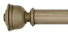 Byron & Byron 55mm Barnwood Curtain Pole Austell Finial