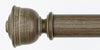 Byron & Byron 55mm Barnwood Curtain Pole Austell Finial