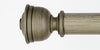 Byron & Byron 55mm Barnwood Curtain Pole Austell Finial