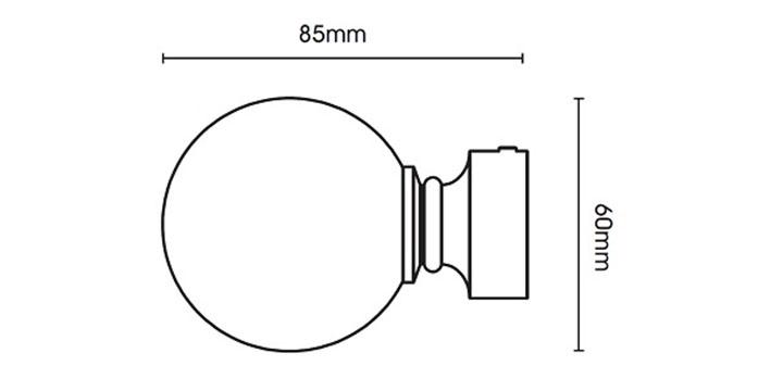 Integra Elements Belgravia 28mm Matt Black Curtain Pole – Curtain Poles ...