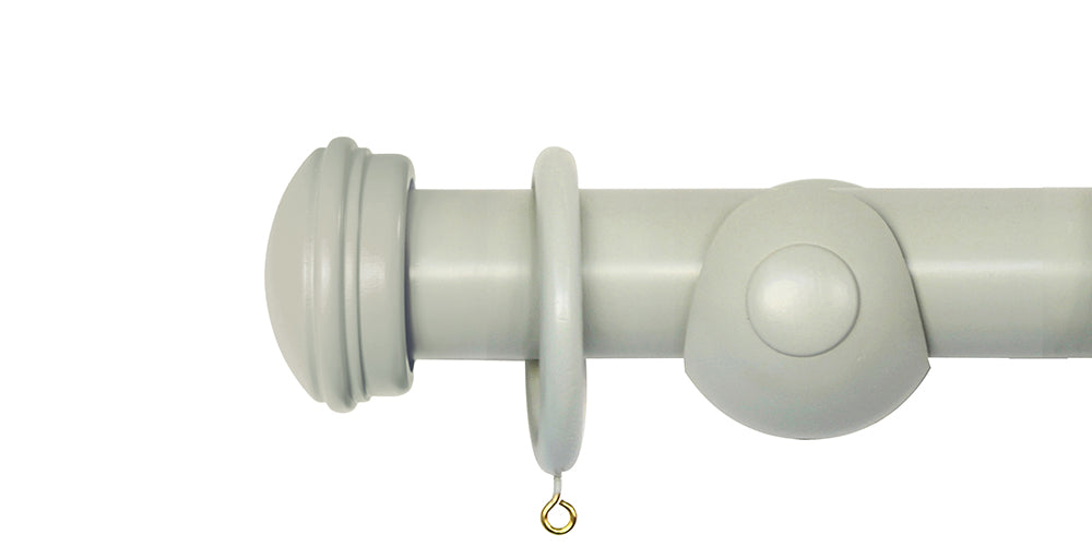 Laura Ashley 40mm Sage Leaf Handcrafted Curtain Pole