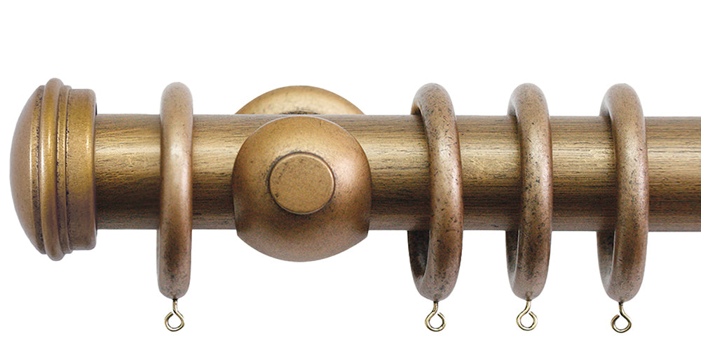 Jones Florentine 50mm Curtain Pole Acanthus End Cap Finial