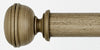 Byron & Byron 45mm Barnwood Curtain Pole Lamorna Finial