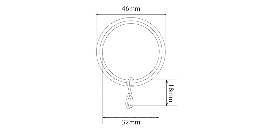 Jones Quartz 28mm Metal Curtain Pole