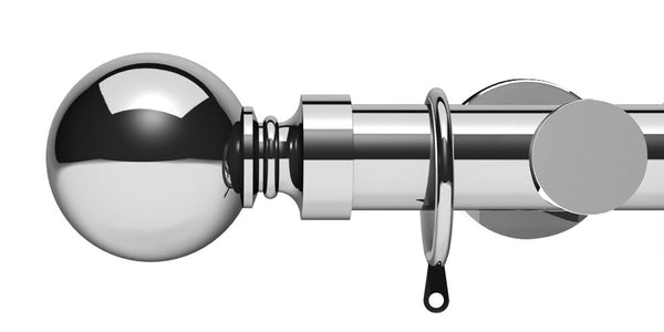 Integra Elements Belgravia 35mm Chrome Curtain Pole