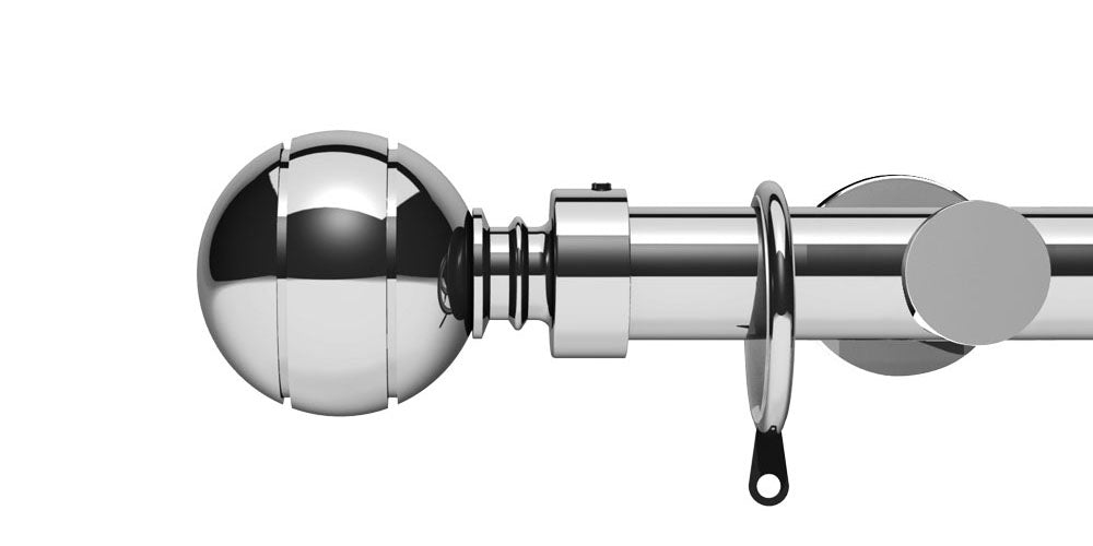 Integra Elements Lexington 28mm Chrome Curtain Pole