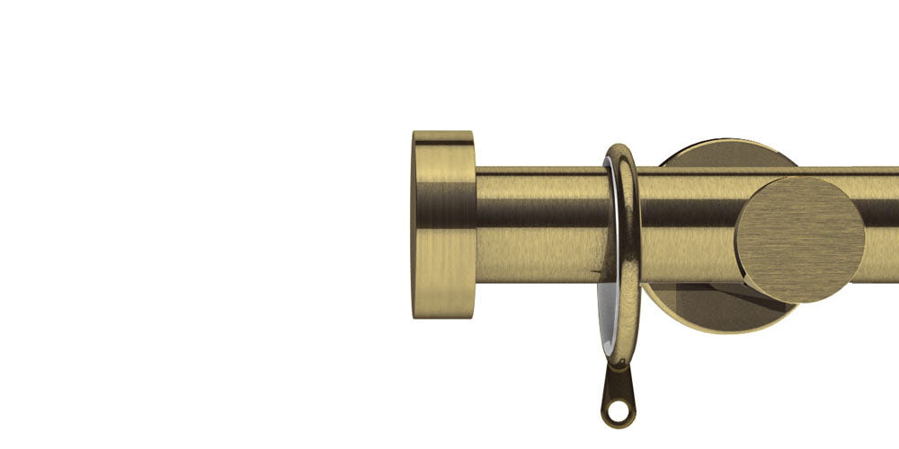 Integra Elements Stud 28mm Antique Brass Curtain Pole