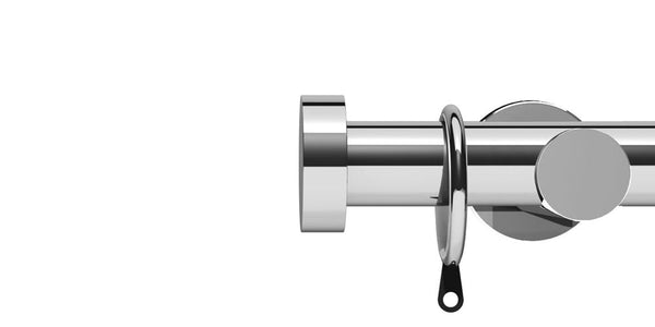 Integra Elements Stud 28mm Chrome Curtain Pole