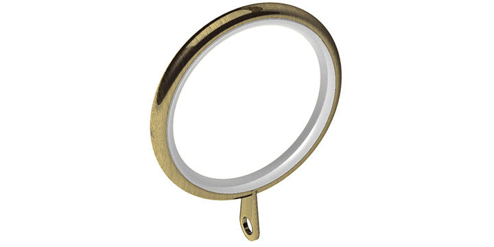 Integra Elements 28mm Antique Brass Curtain Rings