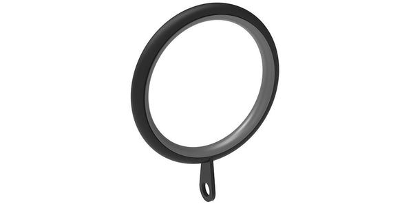 Integra Elements 28mm Matt Black Curtain Rings