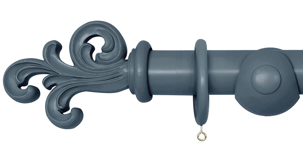 Laura Ashley 40mm Dusky Seaspray Handcrafted Curtain Pole