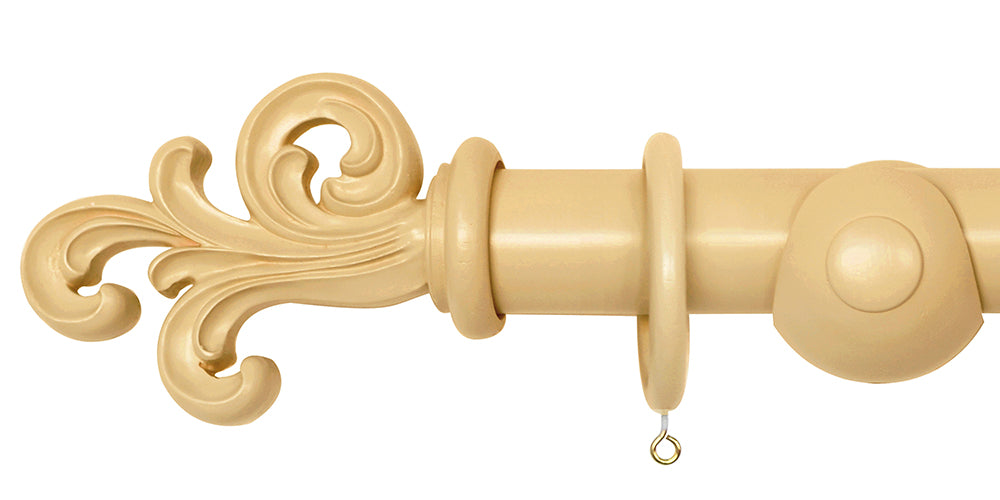 Laura Ashley 40mm Gold Handcrafted Curtain Pole