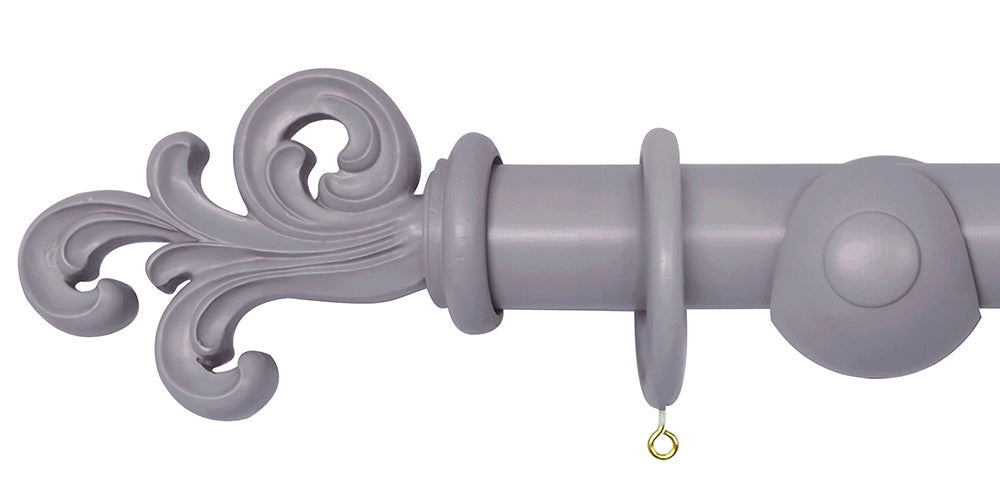 Laura Ashley 40mm Pale Iris Handcrafted Curtain Pole