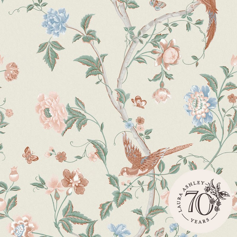 Laura Ashley Summer Palace Wallpaper - Finesse Home Interiors