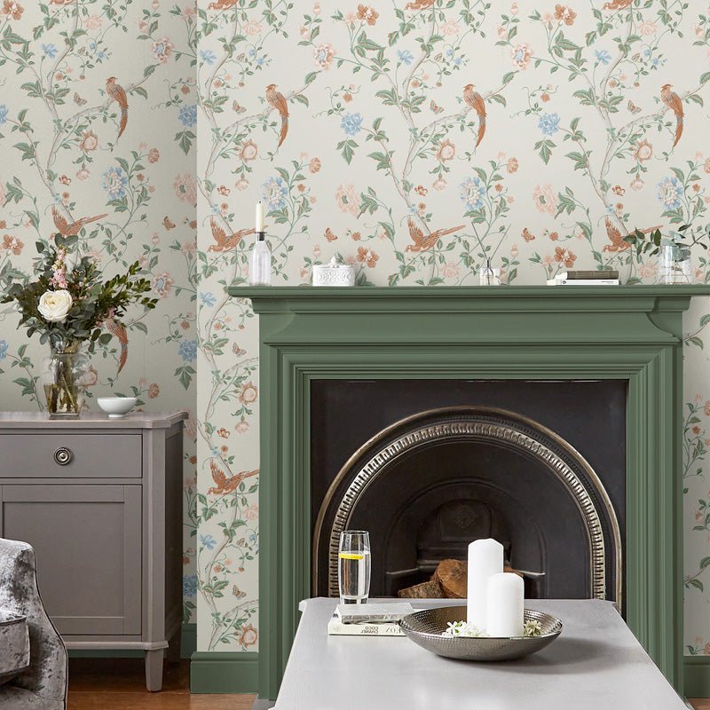 Laura Ashley Summer Palace Wallpaper - Finesse Home Interiors