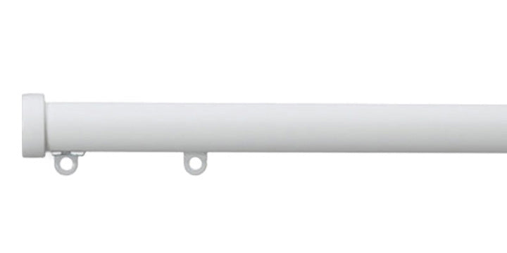 Silent Gliss Metropole 23mm White Stud End Cap