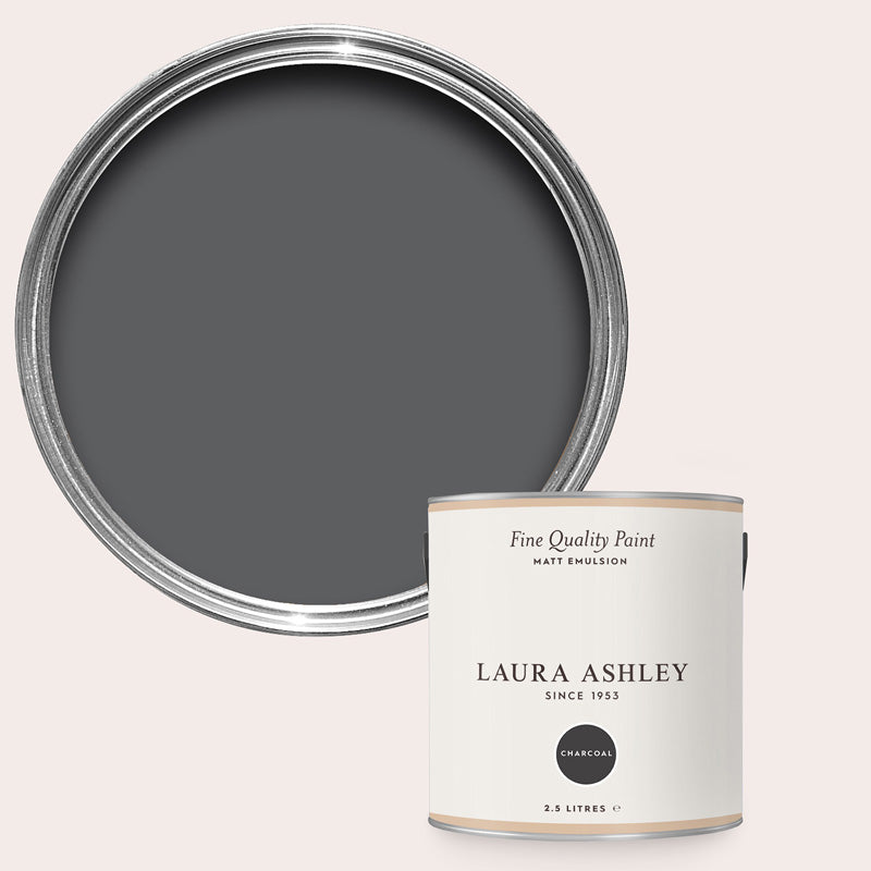 Laura Ashley Charcoal Matt Emulsion Paint