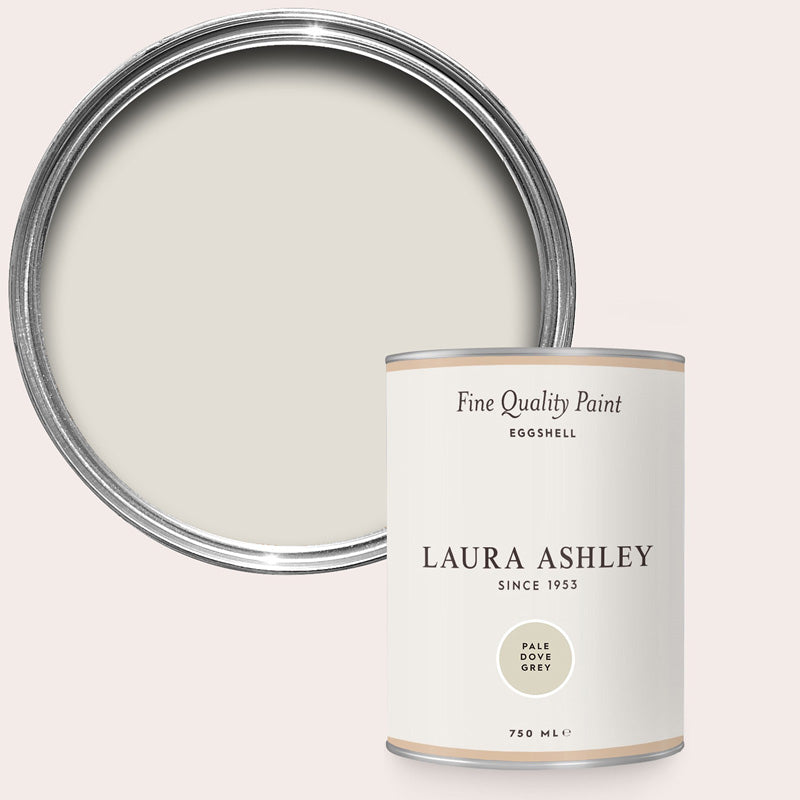 Laura Ashley Pale Dove Grey Eggshell Paint 750ml