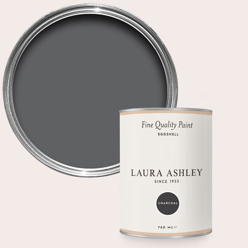 Laura Ashley Charcoal Eggshell Paint 750ml