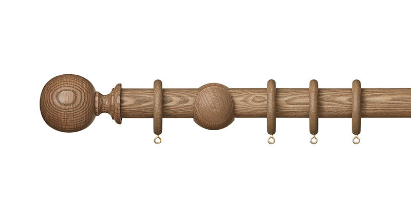 Hallis Hudson Eden 35mm Sisal Curtain Pole Ball Finial