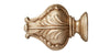 Hallis Museum 35mm Satin Oyster Curtain Pole Vienna Finial