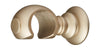 Hallis Museum 55mm Curtain Pole Satin Oyster Asher Finial