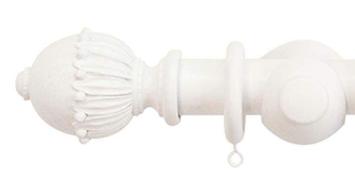 Jones Cathedral 30mm Cotton Curtain Pole Wells finial - Curtain Poles Emporium