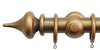 Jones Hardwick 40mm Antique Gold Curtain Pole Minaret Finial - Curtain Poles Emporium